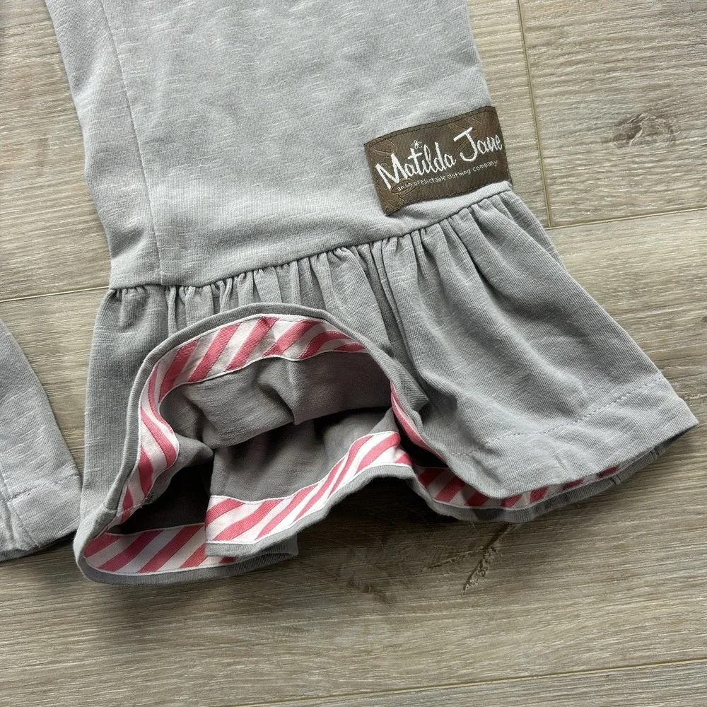Matilda Jane Girls Size 6‎ Ruffle Pants/Leggings Multi Colors Ruffles Lot of 2